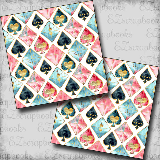 Vegas Girls Trip Spades - Scrapbook Papers - 24-544