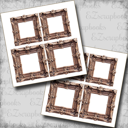 Medium Wood Frames - Clip Art Sheets CAS - 25-770