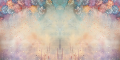 Pastel Birthday NPM - Set of 5 Double Page Scrapbook Layouts - 24-1019