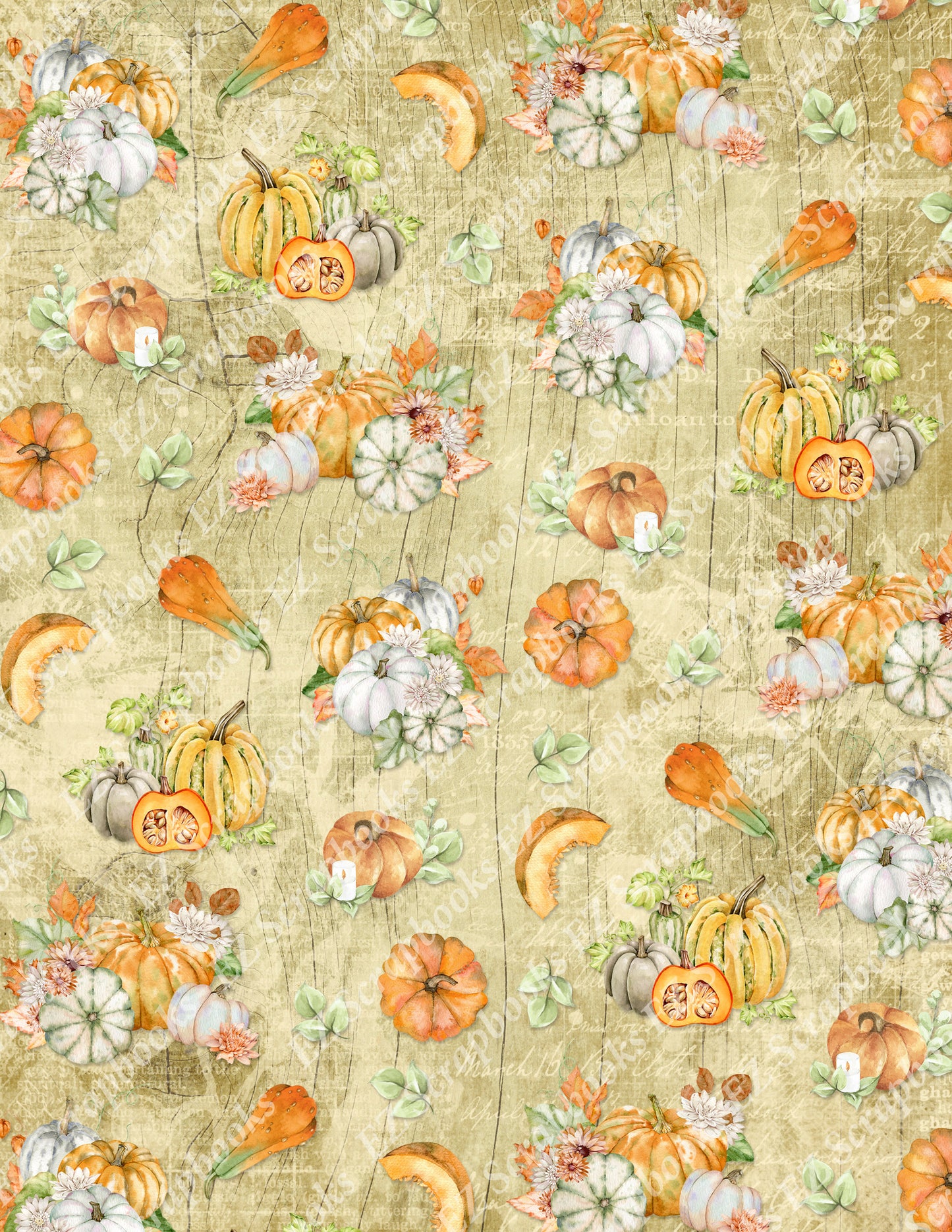 Pumpkin Patch - 6 Pattern Paper - 10280