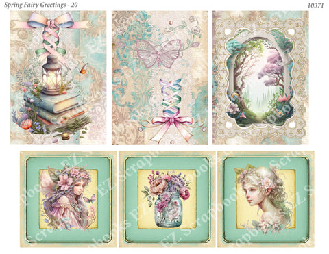 Spring Fairy Greetings 20 - 10371