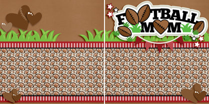 Football Mom Red NPM - 3269 - EZscrapbooks Scrapbook Layouts football, Sports