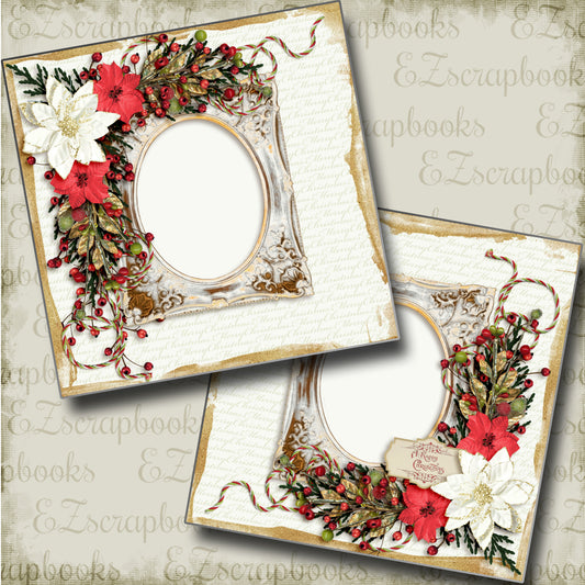 Happiest of Holidays - 3610 - EZscrapbooks Scrapbook Layouts Christmas