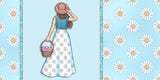 Spring Girl w Basket NPM - 6601