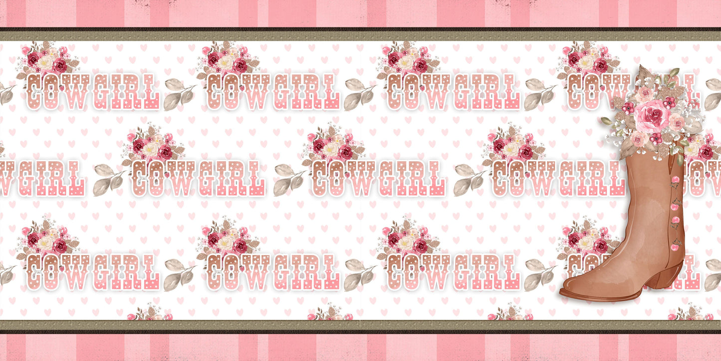 Little Cowgirl EZ Background Pages -  Digital Bundle - 10 Digital Scrapbook Pages - INSTANT DOWNLOAD