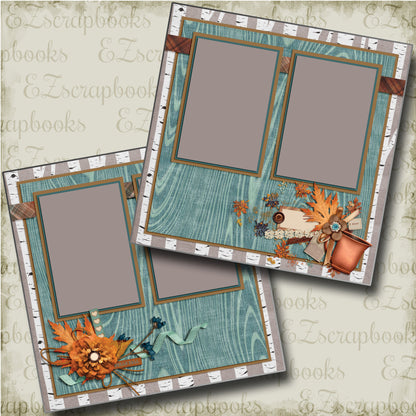 Autumn - 4414 - EZscrapbooks Scrapbook Layouts Fall - Autumn