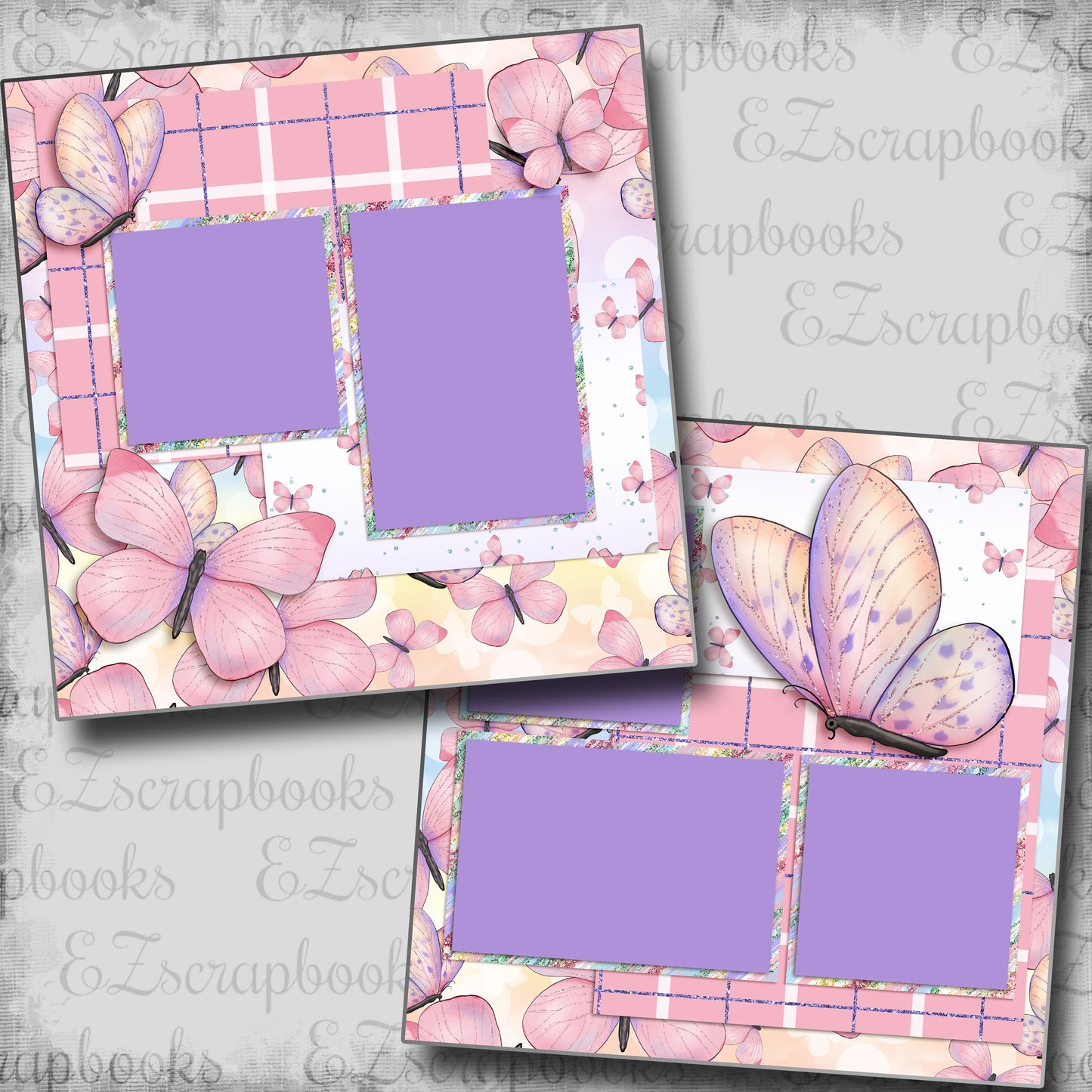 Pink Butterflies - 6626