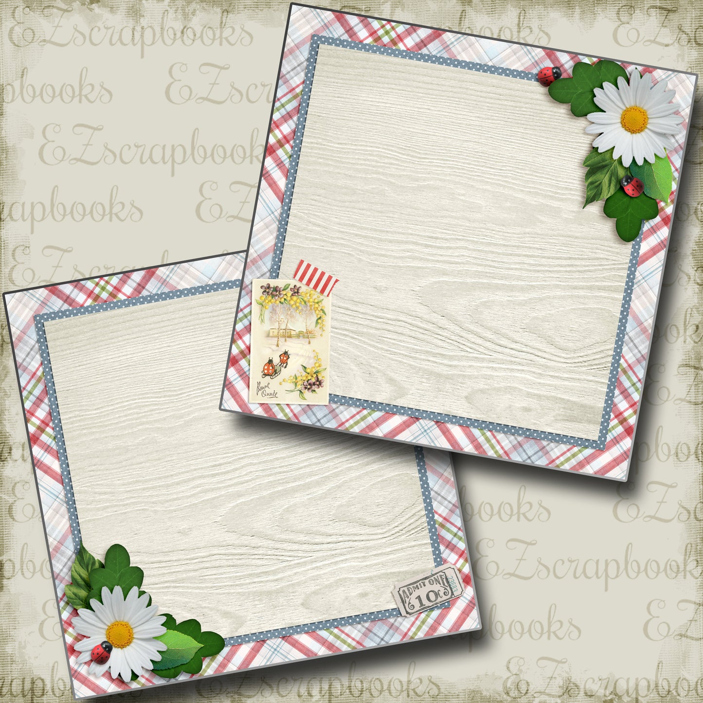 Beautiful Day NPM - 4401 - EZscrapbooks Scrapbook Layouts Family, Thanksgiving