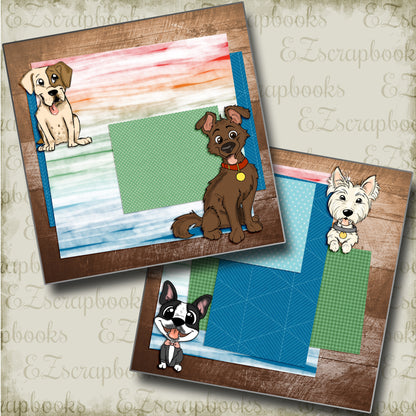 Fidos NPM - 4887 - EZscrapbooks Scrapbook Layouts dogs, Pets