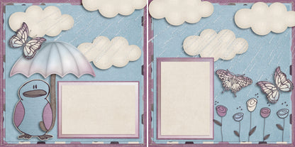 Rain Bird - 3880 - EZscrapbooks Scrapbook Layouts Spring - Easter