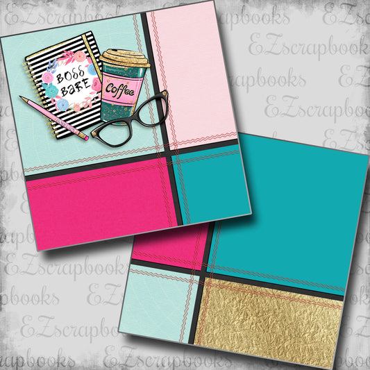 Boss Babe NPM - 5397 - EZscrapbooks Scrapbook Layouts boss babe