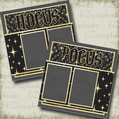 Hocus Pocus - 5332 - EZscrapbooks Scrapbook Layouts Halloween