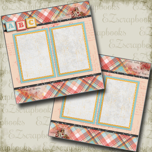 Baby Blocks - 4410 - EZscrapbooks Scrapbook Layouts Baby