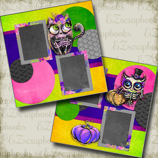 Spooktacular Night - 5008 - EZscrapbooks Scrapbook Layouts Halloween