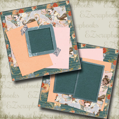 Fall Fairy Papers - 5036 - EZscrapbooks Scrapbook Layouts Fall - Autumn