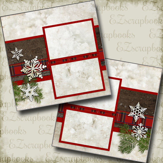 Winter Season - 5166 - EZscrapbooks Scrapbook Layouts Christmas, Snow, Winter