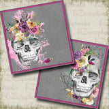 Skulls & Roses NPM - 5069 - EZscrapbooks Scrapbook Layouts Halloween