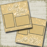 New Year New Me - 5242 - EZscrapbooks Scrapbook Layouts New Year's