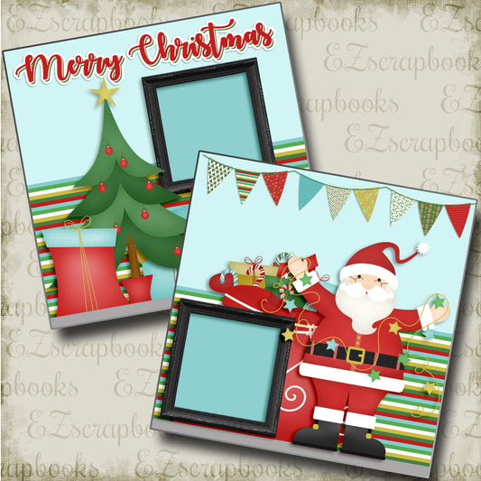 Merry Christmas - 4456 - EZscrapbooks Scrapbook Layouts Christmas