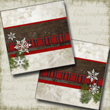 Winter Season NPM - 5167 - EZscrapbooks Scrapbook Layouts Christmas, Snow, Winter