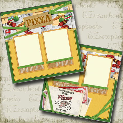 World's Greatest Pizza - 5308 - EZscrapbooks Scrapbook Layouts Foods, pizza