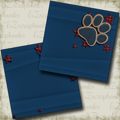 Paw Print Boy NPM - 4325 - EZscrapbooks Scrapbook Layouts dogs, Pets