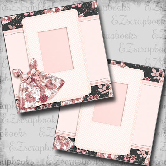 Baby Girl Dress - 5440 - EZscrapbooks Scrapbook Layouts Baby