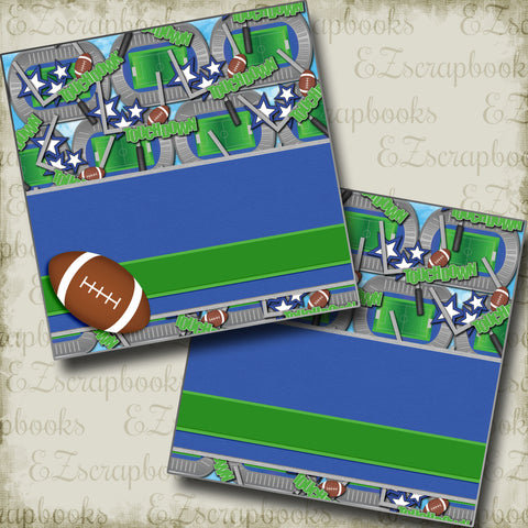 Play Ball NPM - 5277 - EZscrapbooks Scrapbook Layouts football, Sports