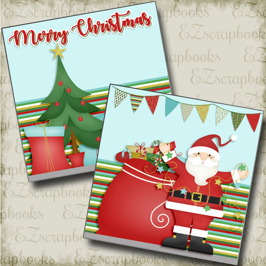 Merry Christmas NPM - 4457 - EZscrapbooks Scrapbook Layouts Christmas