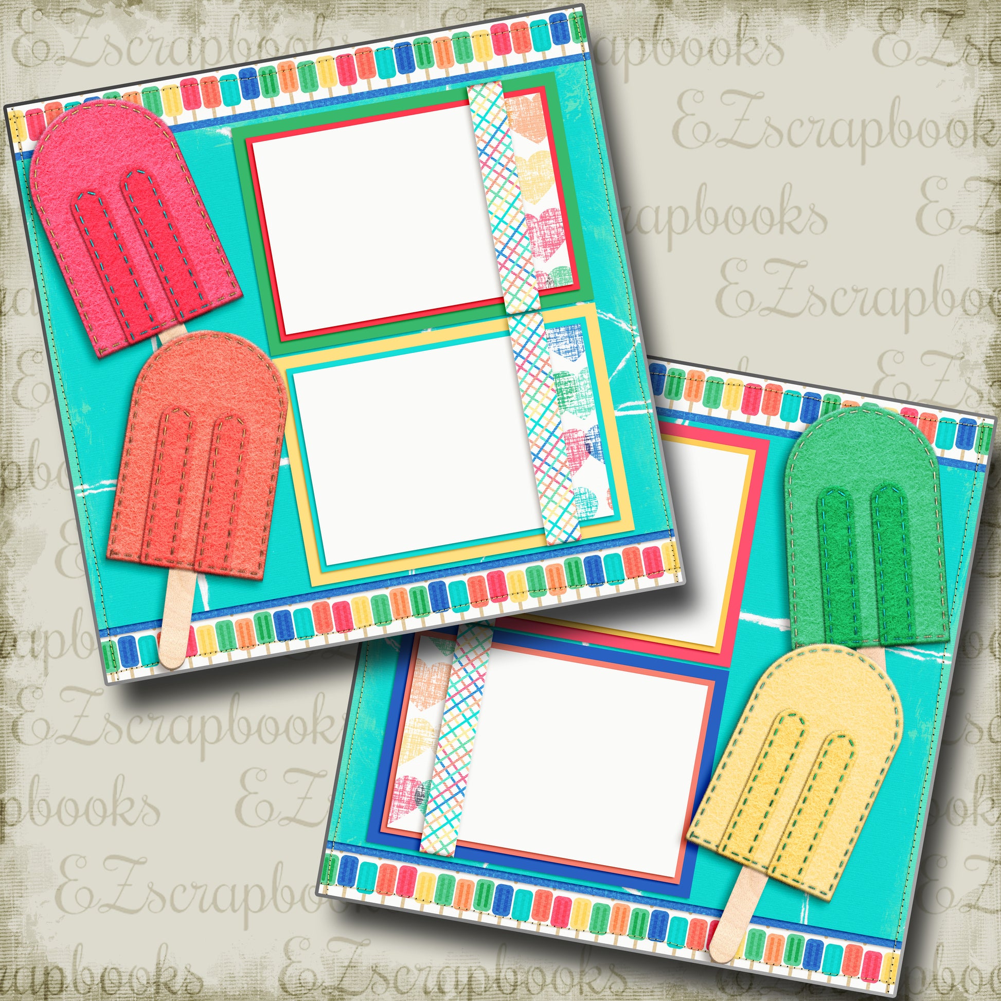 Chill Out - 4060 - EZscrapbooks Scrapbook Layouts Beach - Tropical, Summer, Swimming - Pool