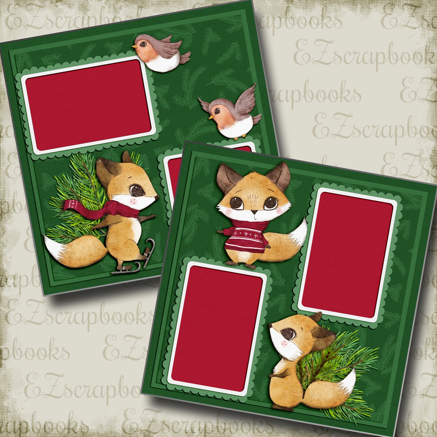 Christmas Forest Friends - 5762