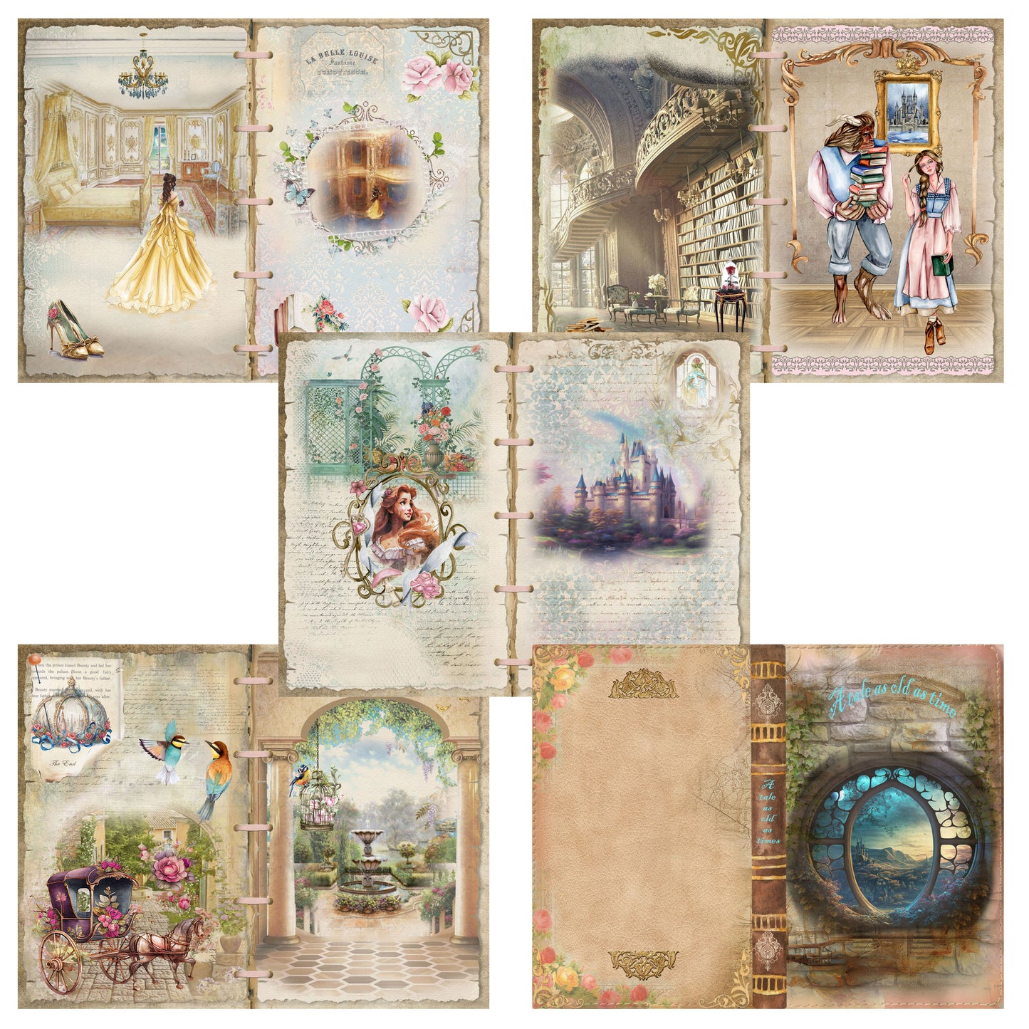 Tale as Old as Time Journal Pages - 23-7152