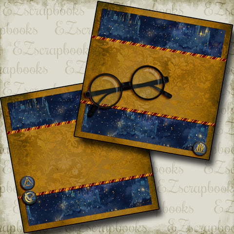 Wizard Glasses NPM - 4273 - EZscrapbooks Scrapbook Layouts Halloween, Harry Potter, wizard