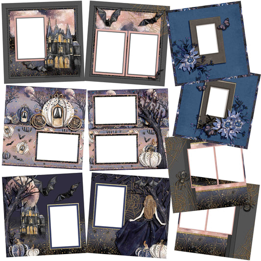 Enchanted Night EZ Quick Pages -  Digital Bundle - 10 Digital Scrapbook Pages - INSTANT DOWNLOAD