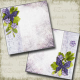 Lovely Lavender NPM - 4201 - EZscrapbooks Scrapbook Layouts Girls, Spring - Easter