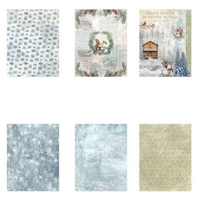 Winter Cottage Paper Pack - 7610