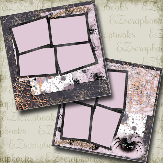 Miss Spider - 4996 - EZscrapbooks Scrapbook Layouts Halloween