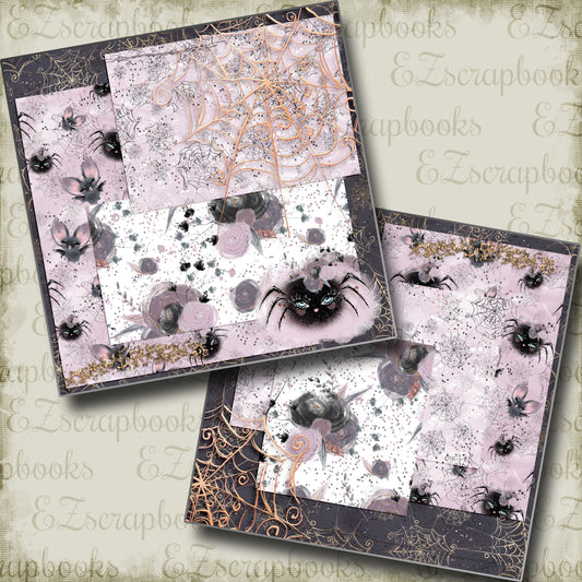 Miss Spider NPM - 4997 - EZscrapbooks Scrapbook Layouts Halloween