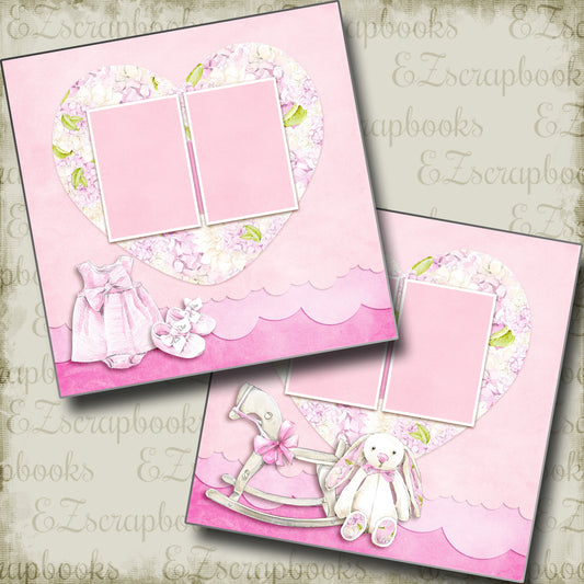 Sweet Baby Girl - 5042 - EZscrapbooks Scrapbook Layouts Baby