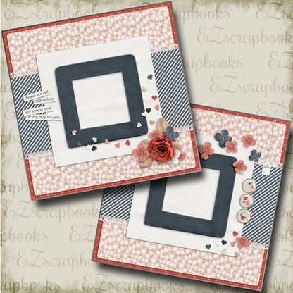 Roses Are Red - 4680 - EZscrapbooks Scrapbook Layouts Love - Valentine, Other