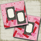 You and Me - 4576 - EZscrapbooks Scrapbook Layouts Love - Valentine