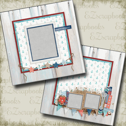 Anchors Away - 4906 - EZscrapbooks Scrapbook Layouts cruise