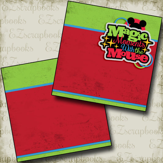 Magical Moments with the Mouse NPM - 2964 - EZscrapbooks Scrapbook Layouts Disney