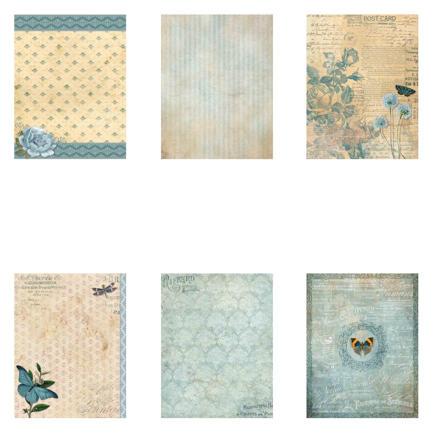 Teal Memories Paper Pack - 7603