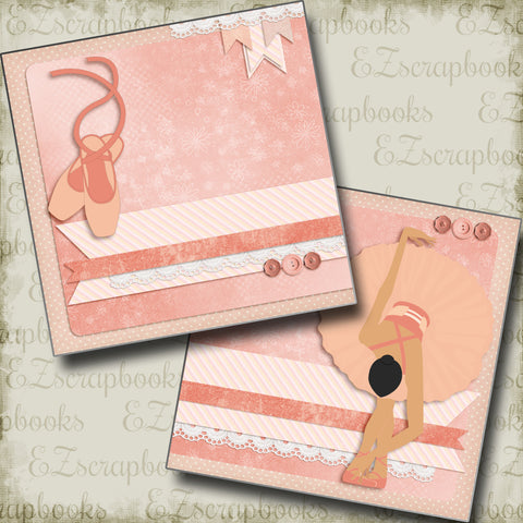 The Ballerina NPM - 5151 - EZscrapbooks Scrapbook Layouts Dance - Music - Cheer