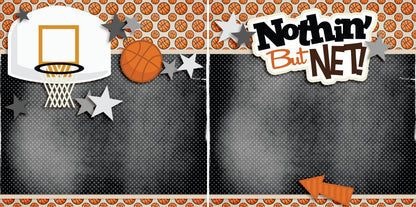 Nothin But Net Orange NPM - 3283 - EZscrapbooks Scrapbook Layouts basketball, Sports