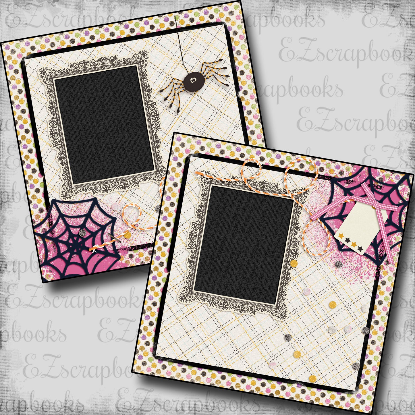 Pink Spiderwebs - 5610