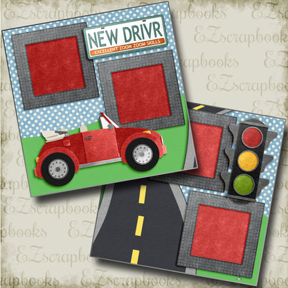 New Driver - 4482 - EZscrapbooks Scrapbook Layouts Other