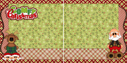 Comfy Christmas NPM - 2272 - EZscrapbooks Scrapbook Layouts Christmas