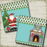Santa's Here NPM - 2349 - EZscrapbooks Scrapbook Layouts Christmas